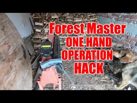 Forest Master 7 Ton Log Splitter - One Handed Operation Hack