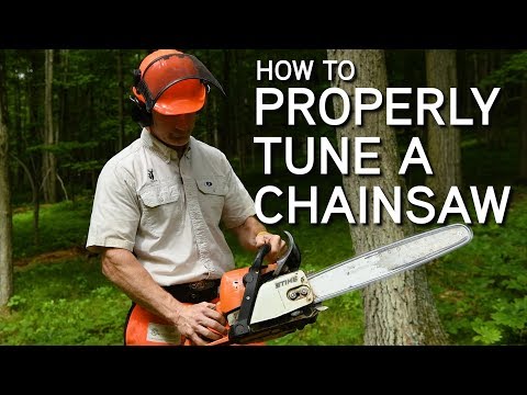 How To Tune A Chainsaw | Adjusting The Carburetor
