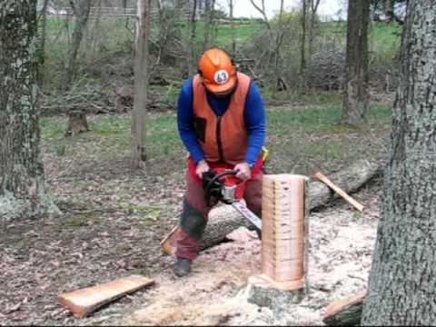 Kickback Demonstration by Chainsaw Instructor Joe Glenn