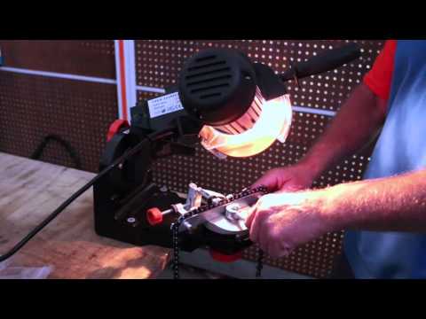 How to use a Pro Chainsaw Sharpener Grinder