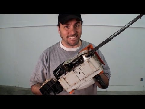 How I Got My Chainsaw Started After 3 Years of Not Using It - EricTheCarGuy