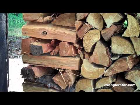 How To Stack Firewood Without Supports