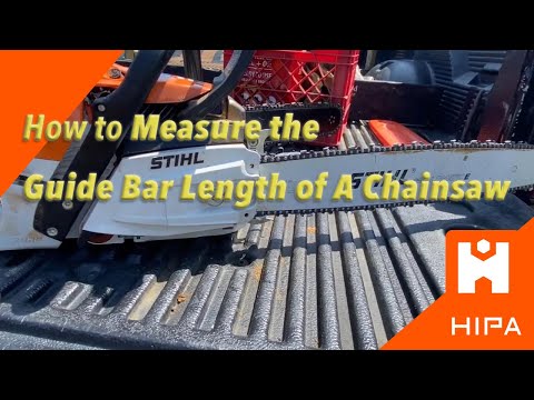 How to Measure the Guide Bar Length of A Chainsaw - Quick Guide