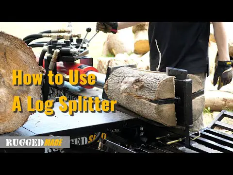 How to Use A Log Splitter