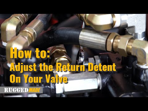 Tech Corner: How to Adjust the Return Detent on Your Log Splitter Valve