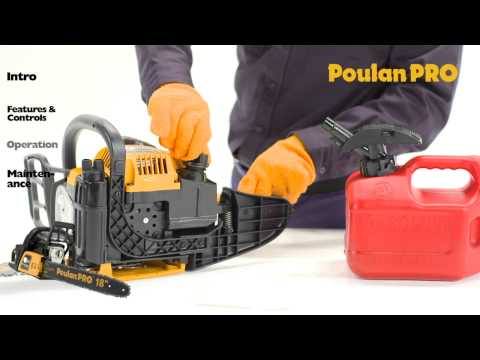 Poulan Pro - Chainsaw Operation