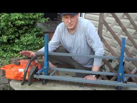 How to use a Chainsaw Mill