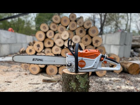 Battery Saw that looks, feels and runs like a gas saw, Stihl MSA 300C