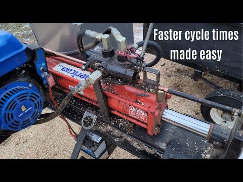 How to speed up your log splitter