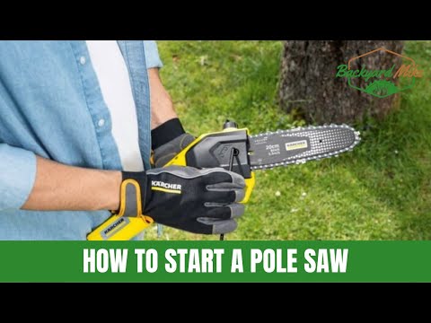 How To Start A Pole Saw