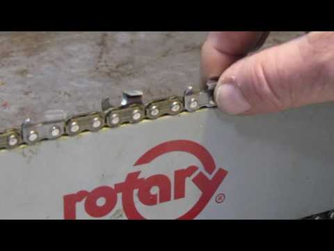 how to test your chainsaw bar to see if it is worn out