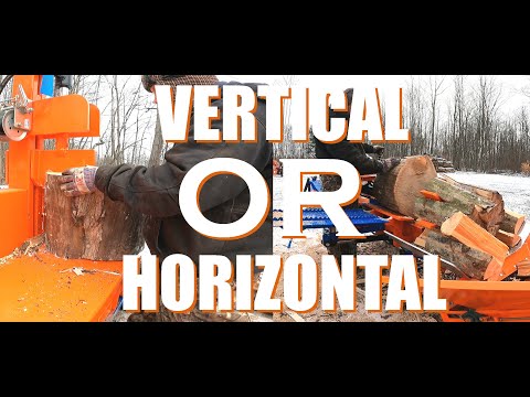 Eastonmade; Horizontal or Vertical Log Splitter? Which do you prefer?