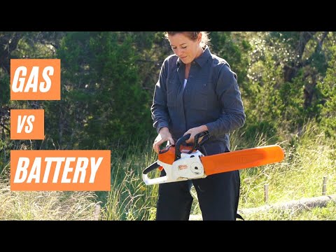 Gas vs Battery Chainsaw