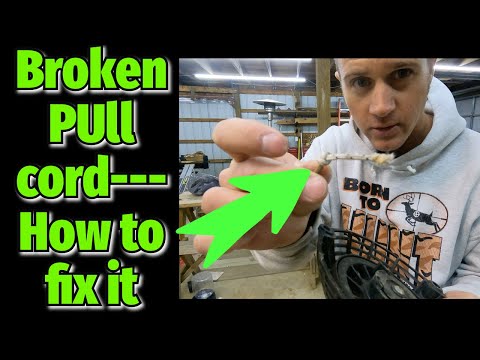 Broken Pull Cord On Wood Splitter