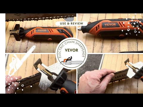 VEVOR Electric Chainsaw Sharpening Tool: Quick &amp; Easy Chainsaw Chain Sharpening in UNDER 5 MINUTES!