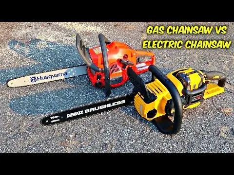 Gas Chainsaw vs Electric Chainsaw