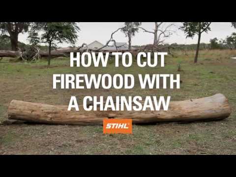 How to Cut Firewood With a Chainsaw