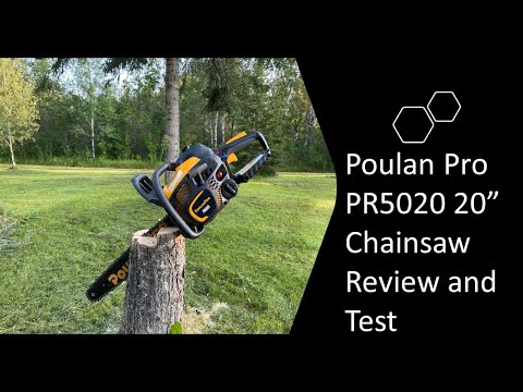 PoulanPro PR5020 20&quot; 50cc Chainsaw - Review and Test