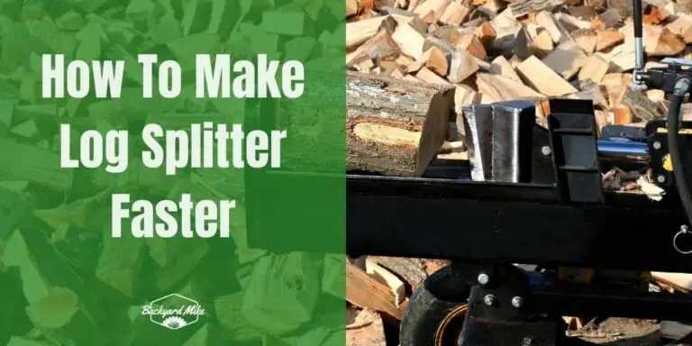 How To Make Log Splitter Faster | Backyard Mike