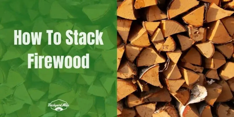 How To Stack Firewood