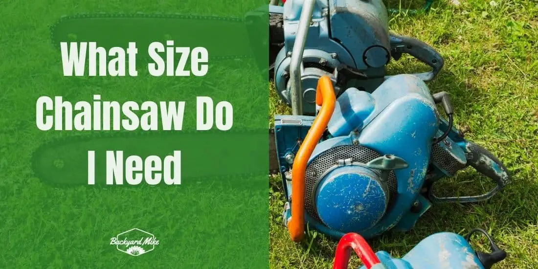 What Size Chainsaw Do I Need Beginner's Guide 2024