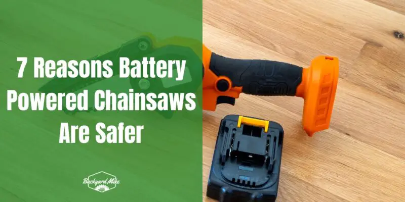 are battery powered chainsaws safer