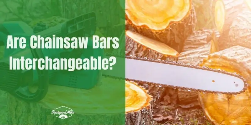 are chainsaw bars interchangeable