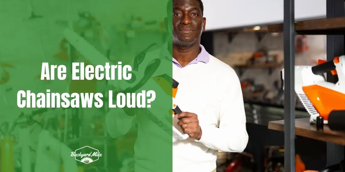 are electric chainsaws loud
