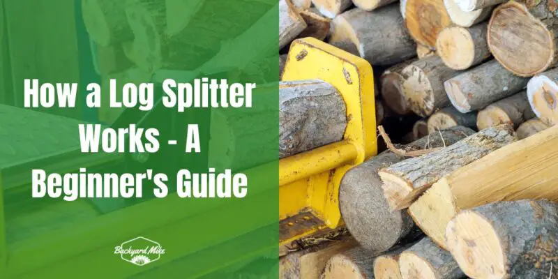 how a log splitter works