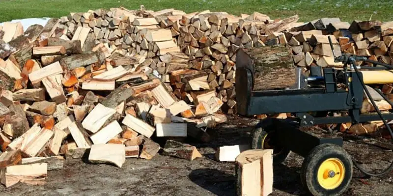 how much are log splitters - splitted logs