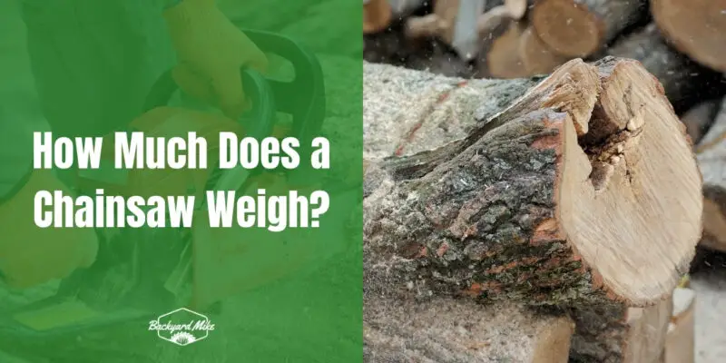 how much does a chainsaw weigh