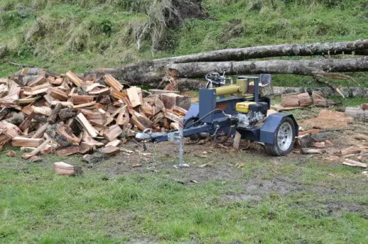 how much does it cost to rent a log splitter - log splitter and logs