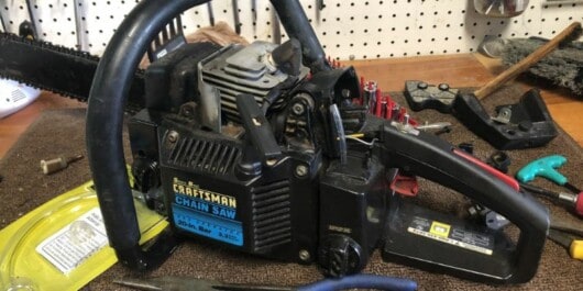 How To Change Fuel Lines on a Craftsman Chainsaw 3 craftsman chainsaw ready for changing fuel lines