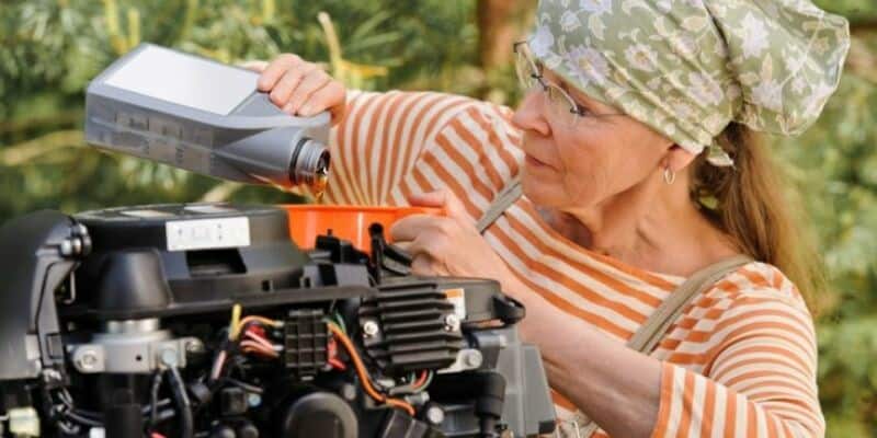 how to check hydraulic fluid on log splitter