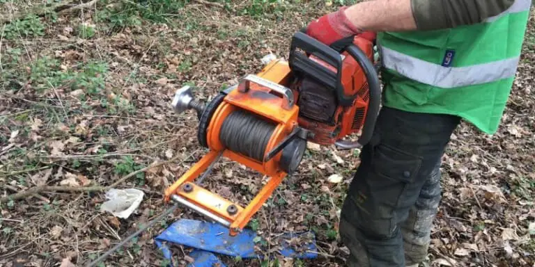 How To Make Chainsaw Winch | Backyard Mike