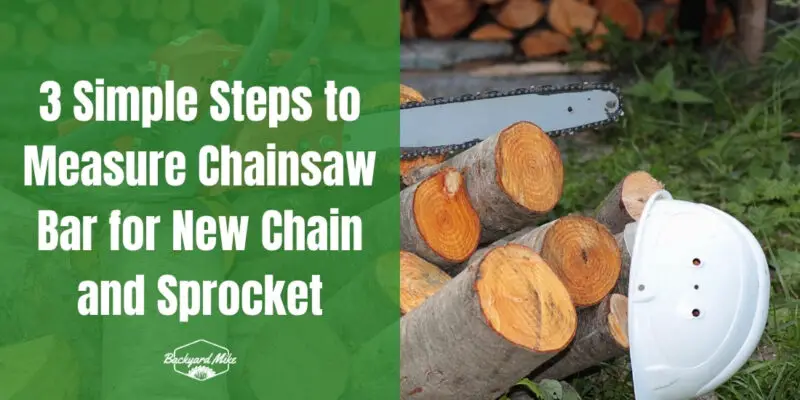 how to measure chainsaw bar for new chain and sprocket