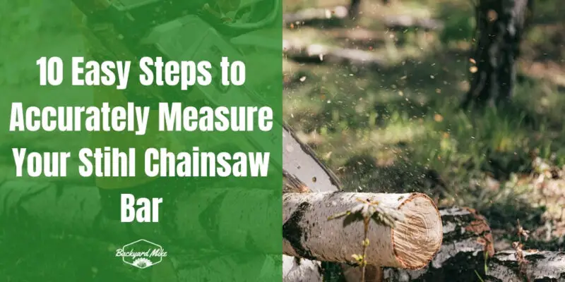 how to measure stihl chainsaw bar