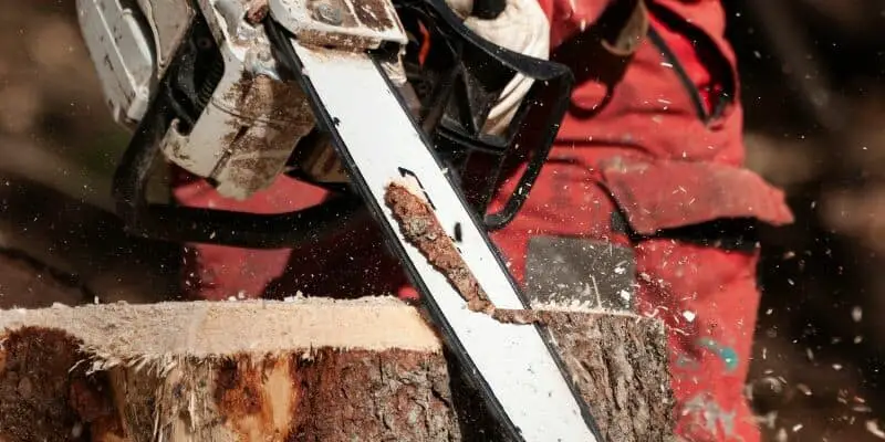 how to remove a stump with a chainsaw