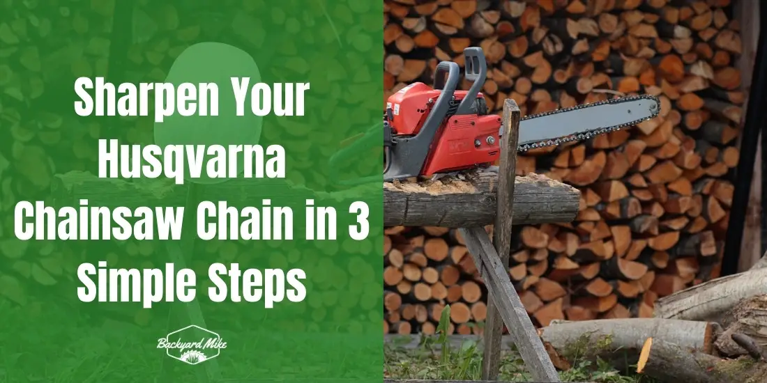 how to sharpen a husqvarna chainsaw chain