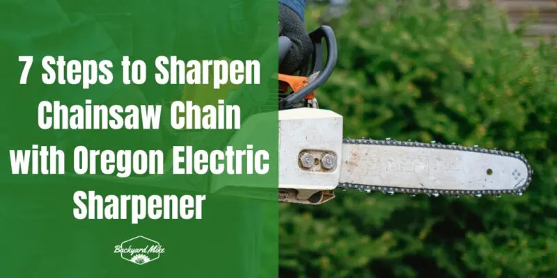 how to sharpen chainsaw chain with oregon electric sharpener