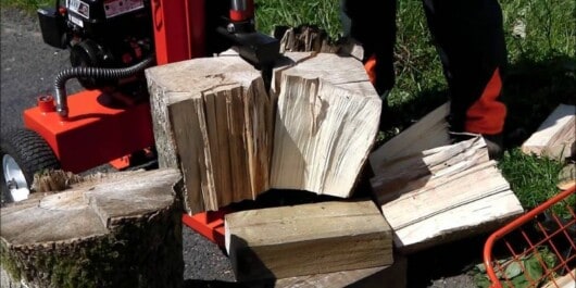 how to split a large log - man splitting large logs