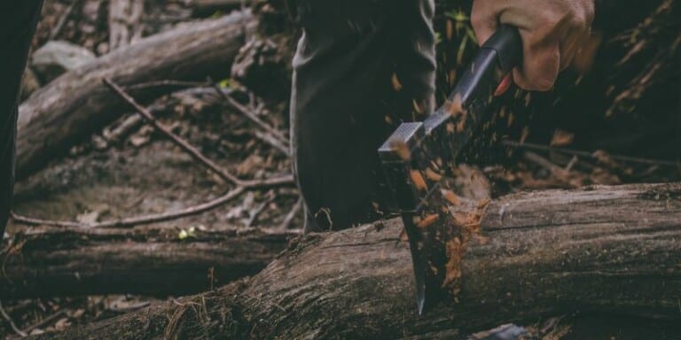 How To Split Logs Without A Log Splitter | Backyard Mike