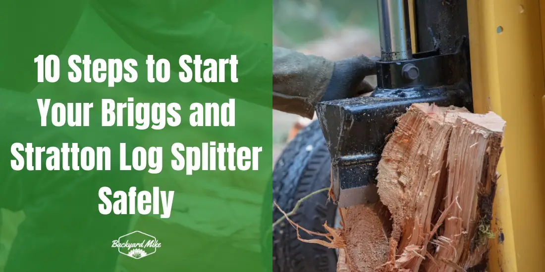 how to start a briggs and stratton log splitter