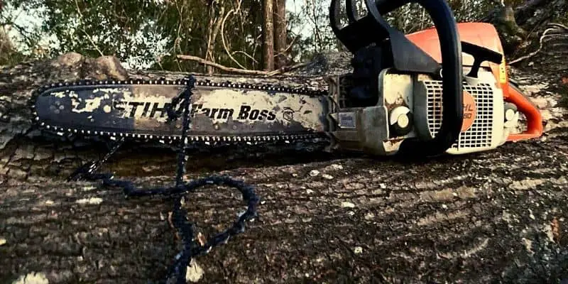 how to untangle a chainsaw chain
