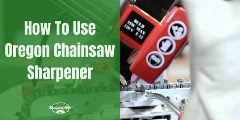 how to use oregon chainsaw sharpener