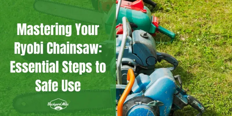 how to use ryobi chainsaw