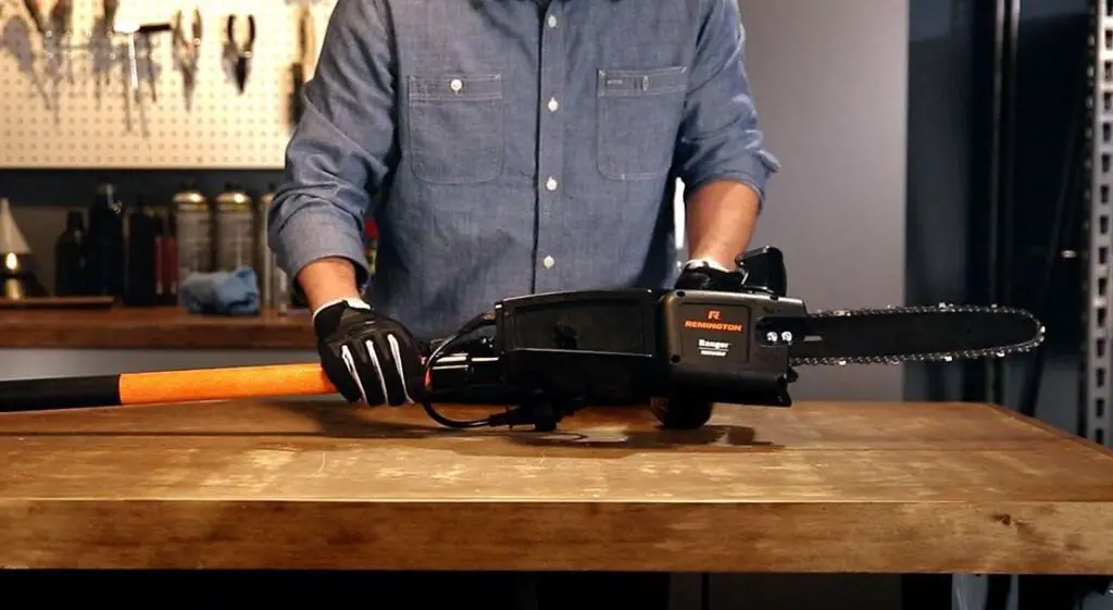 How To Tighten A Pole Saw Chain Backyard Mike