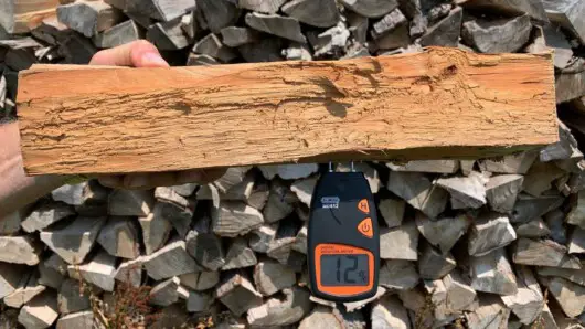 measuring firewood temp