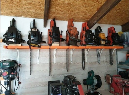 How Long Will A Battery-Powered Chainsaw Last: Tips To Increase Battery Life 4 pile of chainsaws