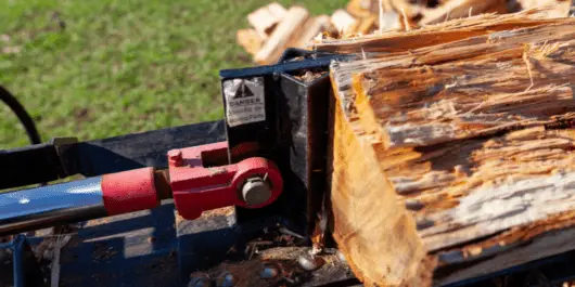 What Is Cycle Time On A Log Splitter? 3 A log splitter with splitted log